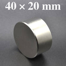 1PC Hot Magnet 40x20 Mm N42 Round Strong Magnets Powerful Neodymium Magnet 40x20mm Magnetic Metal 40*20mm 2024 - buy cheap