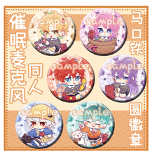 Anime Division Rap Battle Yamada Ichiro Amemura Ramuda Izanami Hifumi Round Badge Medal Tinplate Brooch Pins Pendant Toy 58mm 2024 - buy cheap