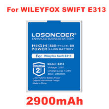 LOSONCOER 2900mAh E313 Высококачественная батарея для Wileyfox Swift E313 батарея для чехол Micromax 2 батарея для мобильного телефона 2024 - купить недорого