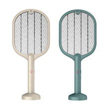 2 in 1 Electric Insect Racket Swatter USB Rechargeable Led Light Hand-Held Mosquito Killer Fly Bug Zapper Trap for Home 2024 - buy cheap