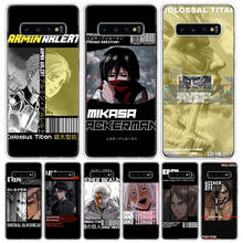 Attack on Titan Levi Mikasa Cover Phone Case For Samsung Galaxy A70 A50 A40 A30 A20E A10S Note 20 Ultra 10 Lite 9 8 A6 A7 A8 A9 2024 - buy cheap