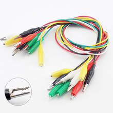 1/5/10 Pcs Alligator Crocodile Clips Duplo-ended 5 Cores Teste Jumper Jacaré Elétrica DIY Clipe Roach