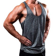 Esporte dos homens singlets ginásio tanque superior correndo coletes esporte musculação masculino treinamento de fitness homem basquete sem mangas camisa roupas 2024 - compre barato