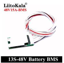 E-bike battery 13S 48V Li-ion Lithium Cell 15A 18650 Battery Protection BMS PCB Board Balance 2024 - buy cheap