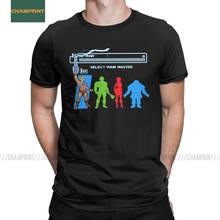 Camiseta de manga corta para hombre, Camisa de algodón de Select Your Master He-Man, los maestros del universo, Skeletor, dibujos animados de los años 80, she-ra Beast 2024 - compra barato