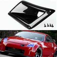 1x Left Side Rear Carbon Fiber Board Car Front Bumper Air Vent Intake Outlet Duct Cover Trim For Nissan 350Z Z33 2003-2009 2024 - buy cheap