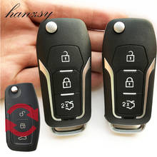 Модифицированный чехол для дистанционного ключа с 3 кнопками для Ford C Max S Max Galaxy Focus Fiesta Ecosport Kuga Escape, складной чехол для ключа 2024 - купить недорого