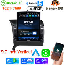 Radio Vertical Tesla de 9,7 pulgadas para coche, dispositivo con GPS, Android 2013, PX6, 4 + 64G, WiFi 4G, cámara CarPlay, para Kia K3 Cerato 3 YD Forte 2017-10,0 2024 - compra barato