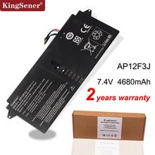 Аккумулятор KingSener для ноутбуков Acer Aspire, ультрабук 13,3 дюйма, AP12F3J, S7, 2 icp3/65/114-2, AP12F3J, 7,4 В, 4680 мАч/35 Вт/ч 2024 - купить недорого