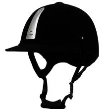 Yiwa capacete de condução de cavalo, equipamentos equestre ajustável 54cm-62cm abs veludo proteção de chapéu de segurança anti-colisão 2024 - compre barato