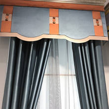 Luxury European High-grade Curtains Embroidered Blackout Curtain High Quality Custom Made Window Drapes 2024 - buy cheap