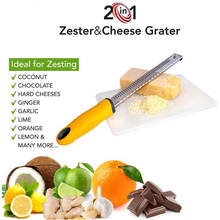 Citrus Lemon Zester Cheese Grater Manual Practical Rotary Slicer Chocolate Lemon Zester Fruit Peeler Kitchen Gadgets 2024 - buy cheap