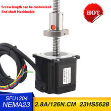 Nema 23 Stepper Motor 2 phase 56mm 126N.cm 23hs5628 with sfu1204 sfu1605 sfu1610 ball screw for CNC 3D Printer 2024 - buy cheap