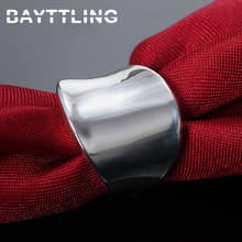 Bayttling-anel de prata esterlina 925, 6/7/8/9/10, #, brilhante, polegar, homem, mulher, moda, festa, presente, casamento, joias 2024 - compre barato