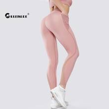 CHRLEISURE Tight Sport Yoga Leggings Mesh High Waist Hip LIft Nylon Gym Pants Running Breathable Quick Dry Fitness Sportswear 2024 - buy cheap