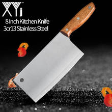 Chinese Cleaver Handmade Chopper Chef 3cr13 Stainless Steel Knife Professional Kitchen Knives Meat Vege Slicer Chopping Knife 2024 - buy cheap