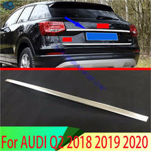 For AUDI Q2 2018 2019 2020 Stainless steel Rear Trunk Molding Bezel Styling Sticker Garnish 2024 - buy cheap