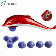 YihCare Full Body Massager Dolphin Electric Cervical Vertebra Massage Device Infrared Massage Hammer Stick Back Relax Instrument 2024 - buy cheap