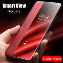 Флип-чехол Smart View для телефона Xiaomi A3 9T CC9 Pro CC9E Mi 9 Lite, кожаный чехол для Redmi Note 8, 7 Pro, 8T, 8A, 7A, K20, K30, чехол 2024 - купить недорого