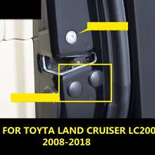 FOR TOYOTA LAND CRUISER LC200 2008-18 Car Waterproof Door Lock Protective Cover Waterproof and rustproof car styling decoration 2024 - buy cheap