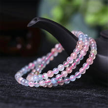 Natural Beryl Morganite Bracelet For Women Men Healing Gemstone Strecth Clear Crystal Round Beads Strands Jewelry AAAAA 5mm 6mm 2024 - buy cheap