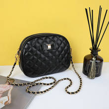 Fashion Double Compartment Crossbody Bags for Women Plaid PU Leather Shoulder Bag Designer Ladies Handbags 2024 - buy cheap