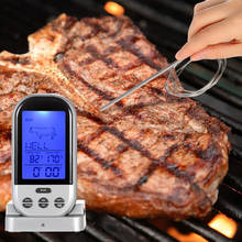 Termómetro digital inalámbrico para barbacoa, termómetro con temporizador para horno, parrilla, carne, medidor remoto para barbacoa, sonda doméstica, herramienta de cocina 2024 - compra barato