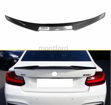 M4 Style Carbon Fiber Rear Roof Spoiler Trunk Lip Wing For BMW F22 Spoiler 2 Series Coupe & F87 M2 220i M235i 228i 2014 - UP 2024 - buy cheap