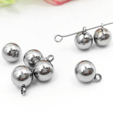5/10PCS Stainless Steel 3/4/5/6/8/10/12mm Round Ball Beads Loose Spacer Charm Beads for DIY Bracelets Nechlace Jewelry Making 2024 - buy cheap