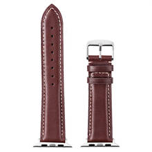 Soft Genuine Leather 42mm 38mm 44mm 40mm Watch Band Suitable for Apple Watch Series 1 2 3 4 5 High Quality Women iWatch Strap 2024 - buy cheap