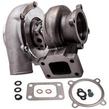 Street-turbocompresor Universal GT35 GT3582R GT3582, turbina A/R .63 Com .70 T3 de agua, 4 pernos, turbocompresor 2024 - compra barato