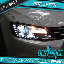 AKD-faros delanteros de diseño para coche VW Jetta MK6 2012, luces LED para correr, haz bi-xenón, de niebla que de nivel automático 2024 - compra barato