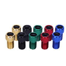 10Pcs Presta To Schrader Valve Adapter Converter Multicolor Bicycle Bike Tire Tube 2024 - buy cheap