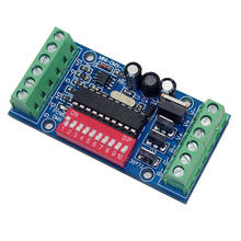Mini decodificador 3ch dmx512 para controle de led, fita dmx 512, luzes led, 15a, dc5v, 12v, 24v 2024 - compre barato