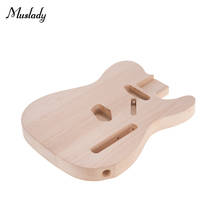 Muslady TL-01T DIY Electric Guitar Body Basswood Material Unfinished Guitar Bodies Custom Guitar Barrel Parts 2024 - buy cheap