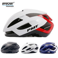 PMT-casco de ciclismo ultraligero, moldeado integralmente, con ventilación transpirable, para seguridad deportiva 2024 - compra barato