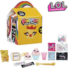 Куклы-сюрпризы Lol, Плюшевый единорог-сюрприз, слайм-сюрприз, капля 4, фаст-фуд, два D.I.Y. Slimes глухая коробка Детские игрушки для девочек 2024 - купить недорого