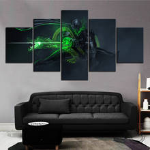 Genji-pintura sobre lienzo para decoración de pared, arte Ultron de Overwatch, juegos, dormitorio 2024 - compra barato