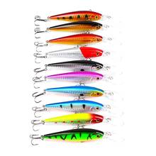 Señuelo de pesca Artificial, cebo duro flotante Wobbler, Crankbait, aparejos para anzuelos, carpa, Lucio, Swimbait, 11,5 cm, 10,5g, 1 ud. 2024 - compra barato