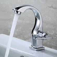 Bathroom Faucet Zinc Alloy Basin Faucet Deck Mounted Sink Single Cold Single Handle Tap Corrosion Resistance Taps Torneira 2024 - buy cheap