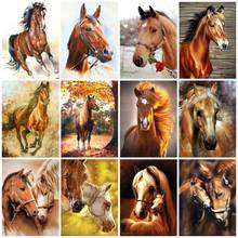 5D Square/Round Diamond Painting Horse Diamond Embroidery Animals Cross Stitch Bead Picture Kits Handicraft Art Decoration Home 2024 - buy cheap