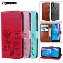 Casos de telefone Capas Para Alcatel 1X 5008Y 1S 5024D 1C Coque 5003D 2019 Caso Wallet PU de Couro para Alcatel 1S 1X 1C Capa 2024 - compre barato