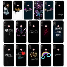 86AA Black Star Boss Queen gift Soft Silicone Tpu Cover phone Case for Xiaomi Redmi 6 8 8a Note 8 Pro 8t case 2024 - buy cheap