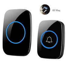 Wireless Waterproof Doorbell 1 Button 1 Receiver 900 Feet Range EU UK US Plug Smart Door Bell 2024 - buy cheap