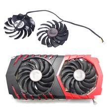 2PCS PLD10010S12HH 4PIN PARA MSI Radeon R9 GTX1080Ti RX470 480 570 580 1080 1070 1060 Cooler Fan Placa Gráfica de JOGOS 2024 - compre barato