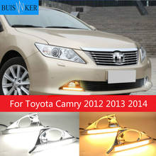 Luz de circulación Diurna Led Drl para Toyota Camry, faro antiniebla de conducción, parachoques delantero, accesorios, 2012, 2013, 2014 2024 - compra barato