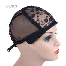 Black 5pcs  Wig Cap for Making Wigs with Adjustable Strap on the Back Weaving Cap  Glueless Wig Caps Good Quality Hair Net Black 2024 - buy cheap