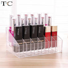 24 Grid Acrylic Makeup Organizer Storage Box Cosmetic Box Lipstick Jewelry Box Case Holder Display Stand Make Up Organizer 2024 - buy cheap