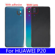 Replacement Glass Battery Back Cover Case For Huawei P20 Rear Cover With Camera Lens 2024 - buy cheap