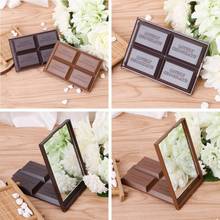 Cute Chocolate Cookie Shaped Square Pocket Mirror Mini Foldable Makeup Mirror U2JD 2024 - buy cheap